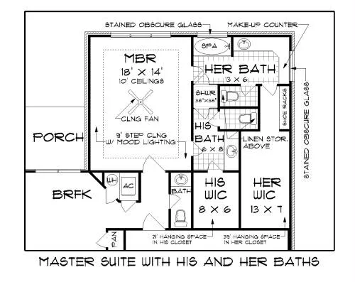 Primary Bed Rm and Baths